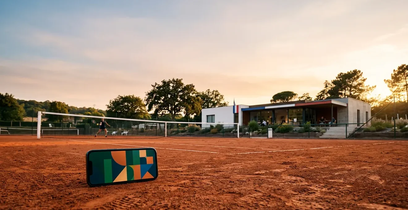 Interface numérique moderne pour la gestion de la pratique du tennis en France