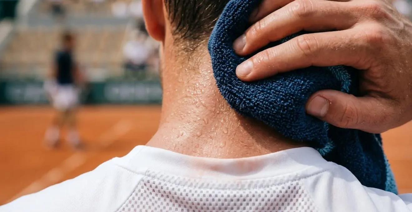 Gestion thermique lors d'un changement de côté au tennis professionnel