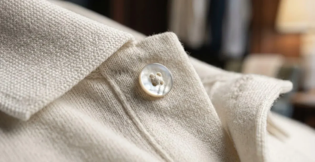 Détails texturaux d'une tenue de tennis minimaliste incarnant le quiet luxury à la française
